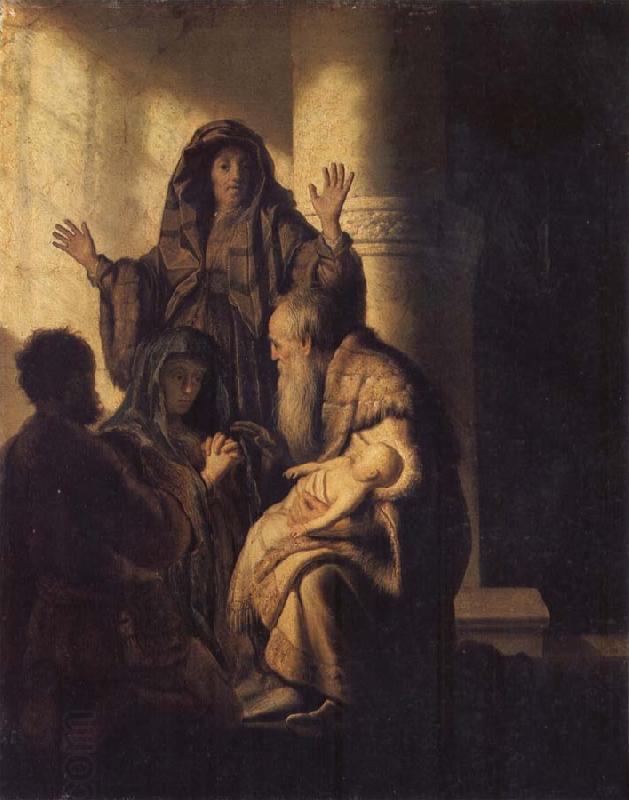 REMBRANDT Harmenszoon van Rijn The Presentation of Jesus in the Temple oil painting picture